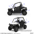 BODY: DECALS (2) - 2022 POLARIS RZR TRAIL 570