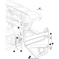 Door Plastic Right by Arctic Cat