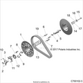DRIVE TRAIN: SECONDARY CLUTCH - 2018 POLARIS RZR RS1