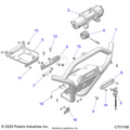 ACCESSORY: FRONT BUMPER W/WINCH - 2021 POLARIS RZR XP 4 1000 HIGH LIFTER