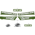 Cargo Box Decal - Side - Rear -
 Left - Green by Arctic Cat