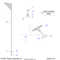 BODY: FLAG BEACON and PASS HANDLE - 2026 POLARIS RZR 200 EVAP