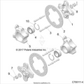 SUSPENSION: REAR CARRIER AND HUB - 2021 POLARIS RZR XP TURBO