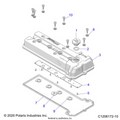 ENGINE: VALVE COVER - 2022 POLARIS RZR PRO R SPORT/PREMIUM