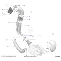 DRIVE TRAIN: CLUTCH COVER DUCTING - 2026 POLARIS RZR PRO R RACE H.O.