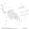 DRIVE TRAIN: GEARCASE REAR MOUNTING - 2022 POLARIS RZR PRO R ULTIMATE
