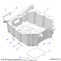 BODY: REAR RACK - 2021 POLARIS RZR PRO XP ULTIMATE ROCKFORD LE