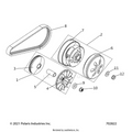 DRIVE TRAIN: PRIMARY CLUTCH - 2026 POLARIS RZR 200 MD