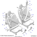 BODY: SEAT BELT MOUNTING REAR STANDARD - 2021 POLARIS RZR PRO XP 4 SPORT ROCKFORD LE