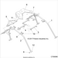 CHASSIS: CAB FRAME - 2021 POLARIS RZR RS1 EPS