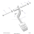 BRAKES: PEDAL - 2025 POLARIS RZR XP 4 1000 SPORT