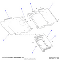 BODY: FLOOR PANELS REAR - 2022 POLARIS RZR PRO XP ULTIMATE EVAP