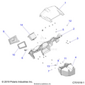 BODY: DASH AND GLOVEBOX - 2020 POLARIS RZR S 1000 EPS