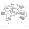 BODY: DASH LOWER - 2025 POLARIS RZR PRO XP 4 ULTIMATE