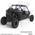 BODY: DECALS STANDARD - 2025 POLARIS RZR PRO R 4 ULTIMATE