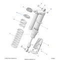 SUSPENSION: REAR SHOCK & MOUNTING - 2026 POLARIS RZR PRO R ULTIMATE