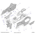 BODY: CENTER CONSOLE - 2025 POLARIS RZR PRO R SPORT