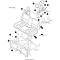 Seatback Support Left Text Black-Weld by Arctic Cat