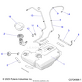 BODY: FUEL TANK - 2023 POLARIS RZR 900 TRAIL S