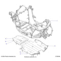 CHASSIS: MAIN FRAME AND SKID PLATES - 2025 POLARIS RZR PRO XP PREMIUM