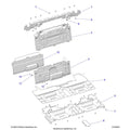 BODY: REAR CLOSEOFF CENTER PANELS - 2024 POLARIS RZR PRO R 4 ULTIMATE