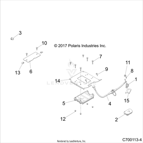 An Image of a Genuine Polaris Parts Schematic Diagram showing the schematic - ELECTRICAL: OPTIONS - 2018 POLARIS RZR XP 4 TURBO