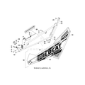 Door Decal Upper-Right (Matte Blk) by Arctic Cat