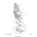 BODY: SEAT ASM. AND SLIDER - 2024 POLARIS RZR XP 1000 PREMIUM
