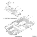 BODY: FLOOR REAR - 2023 POLARIS RZR XP 4 1000 SPORT