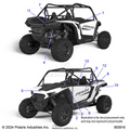 BODY: DECALS - 2025 POLARIS RZR XP 1000 SPORT