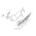 Door Panel W/Decal-Left-Wm (Wc Trail Ltd 17) (Inc. 27-28) by Arctic Cat