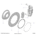 BRAKES: CALIPER AND BRAKE DISC FRONT - 2026 POLARIS RZR PRO R RACE