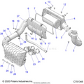 ENGINE: AIR INTAKE SYSTEM - 2022 POLARIS RZR XP 1000 SPORT