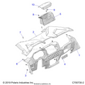 BODY: DASH AND GLOVEBOX - 2021 POLARIS RZR TURBO S