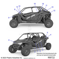 BODY: DECALS - 2024 POLARIS RZR PRO XP 4 ULTIMATE