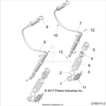 SUSPENSION: REAR SHOCK MOUNTING - 2020 POLARIS RZR RS1