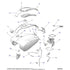 Exploded diagram of a motorcycle fuel tank assembly, showing the tank, cap, hoses, brackets, and numbered components with placement lines—featuring Genuine OEM parts like the Polaris Screw M6X1X12 Ss 6 Lobe Fh.