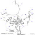 ENGINE: TURBO CHARGER MOUNTING - 2020 POLARIS RZR XP TURBO