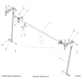 SUSPENSION: REAR STABILIZER BAR - 2026 POLARIS RZR PRO R RACE H.O.