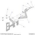 BRAKES: PEDAL - 2021 POLARIS RZR XP 1000 TRAILS & ROCKS