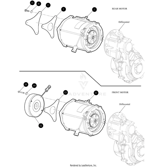 Diagram of a motor featuring the Motor Cover Ac Iskra by Arctic Cat, along with text and images showcasing OEM Arctic Cat parts for UTV and ATV models.