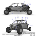 BODY: DECALS GRAPHICS - 2026 POLARIS RZR PRO R 4 ULTIMATE