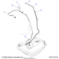 BODY: FUEL LINES STD. - 2021 POLARIS RZR TURBO S