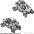 BODY: DECALS GRAPHICS (2) - 2020 POLARIS RZR PRO XP
