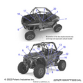 BODY: DECALS - 2022 POLARIS RZR XP 1000 TRAILS & ROCKS