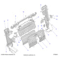 BODY: REAR CLOSEOFF CENTER PANELS - 2025 POLARIS RZR PRO R FACTORY ARMORED LE ULTIMATE