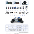 Pro R/Turbo R Front Brake Pads [Front Pads][Includes 2 Pads] by Polaris