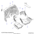 BODY: FLOOR PANELS FRONT - 2024 POLARIS RZR PRO XP 4 SPORT