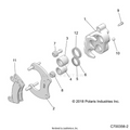 BRAKES: REAR CALIPER - 2019 POLARIS RZR XP 4 TURBO S