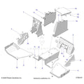BODY: CENTER AND FLOOR PANELS - 2026 POLARIS RZR PRO R RACE H.O.